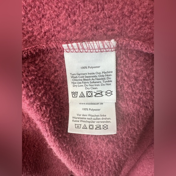 Eddie Bauer Radiator Sweater Fleece Full Zip Jacket - Picture 6 of 6